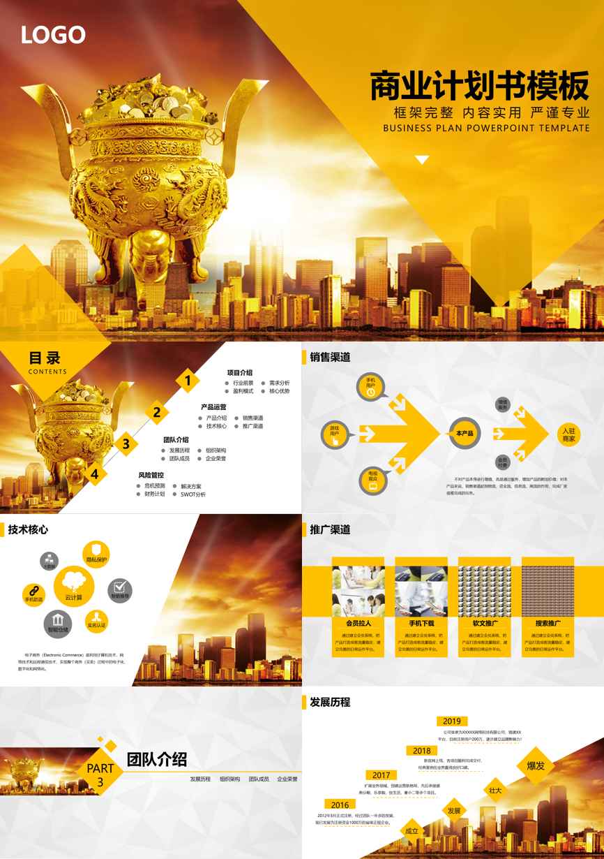 商业计划书(21)商业计划书PPT模板