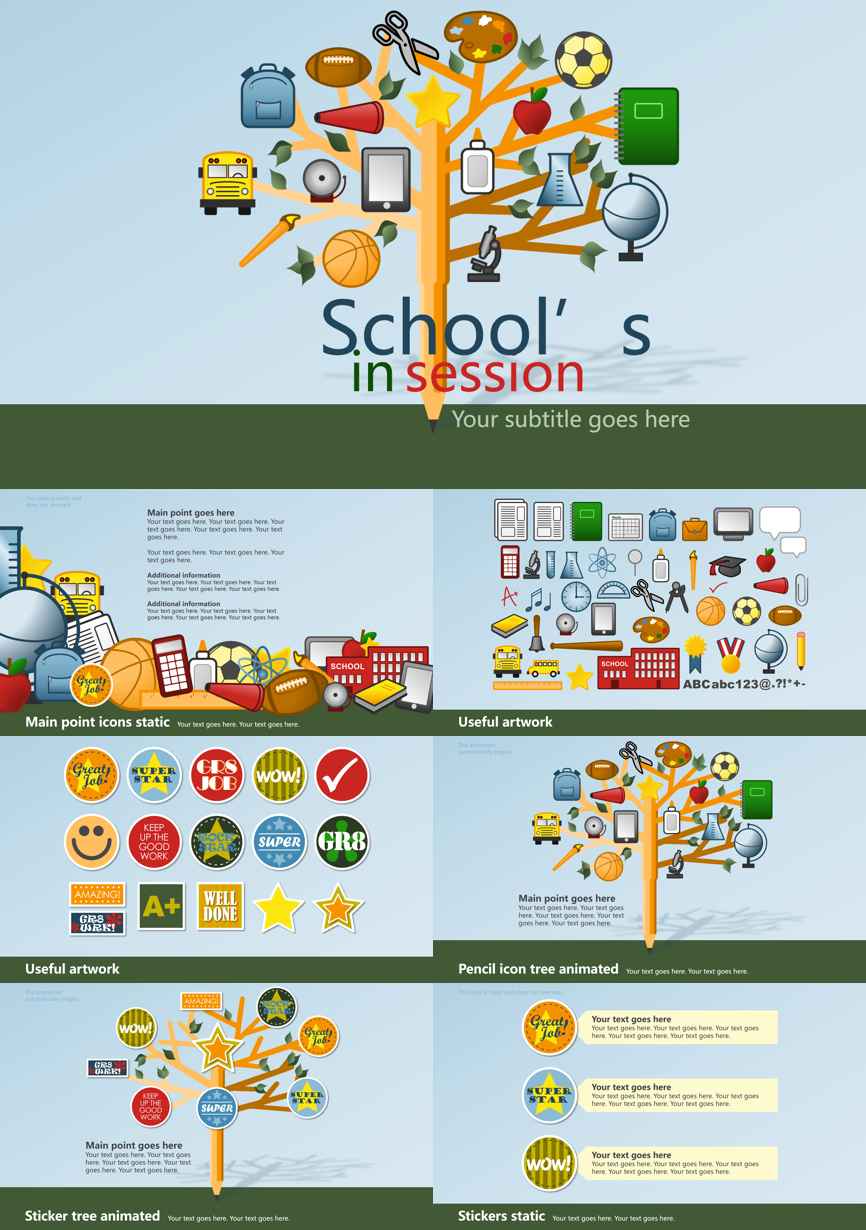 教育说课(252)教学课件PPT模板