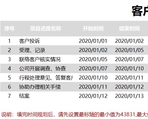 甘特图029甘特图excel模板